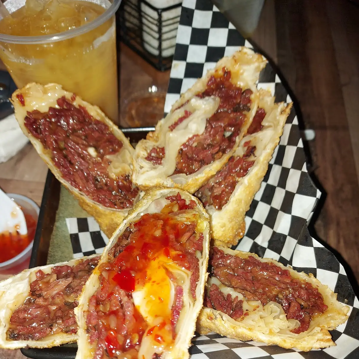 Egg Roll de Pastrami