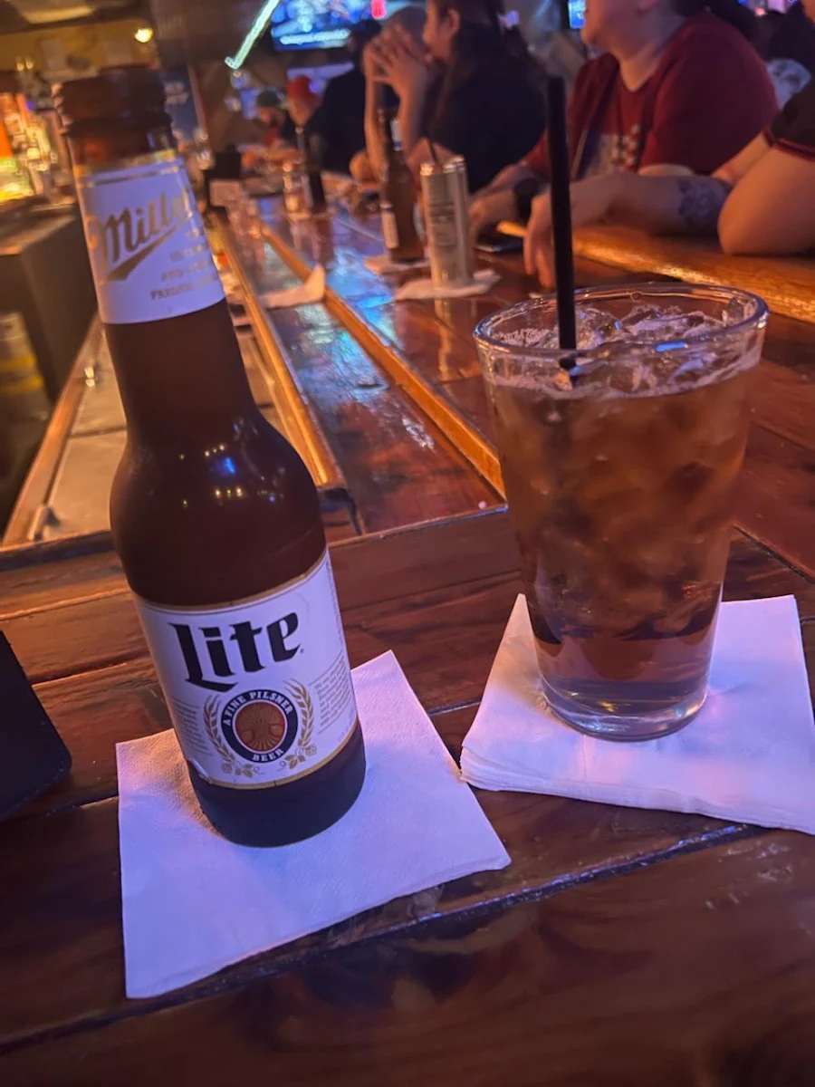 Miller Lite & Jack N Coke