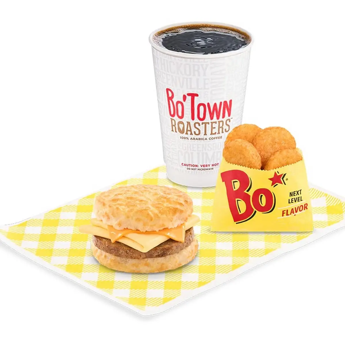 Sausage Egg & Cheese Biscuit Combo