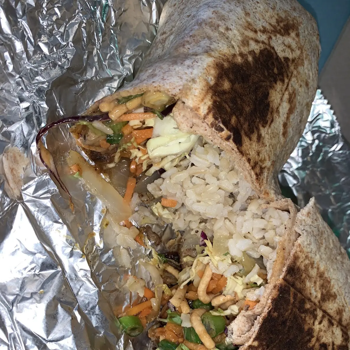 Teriyaki Chicken Burrito