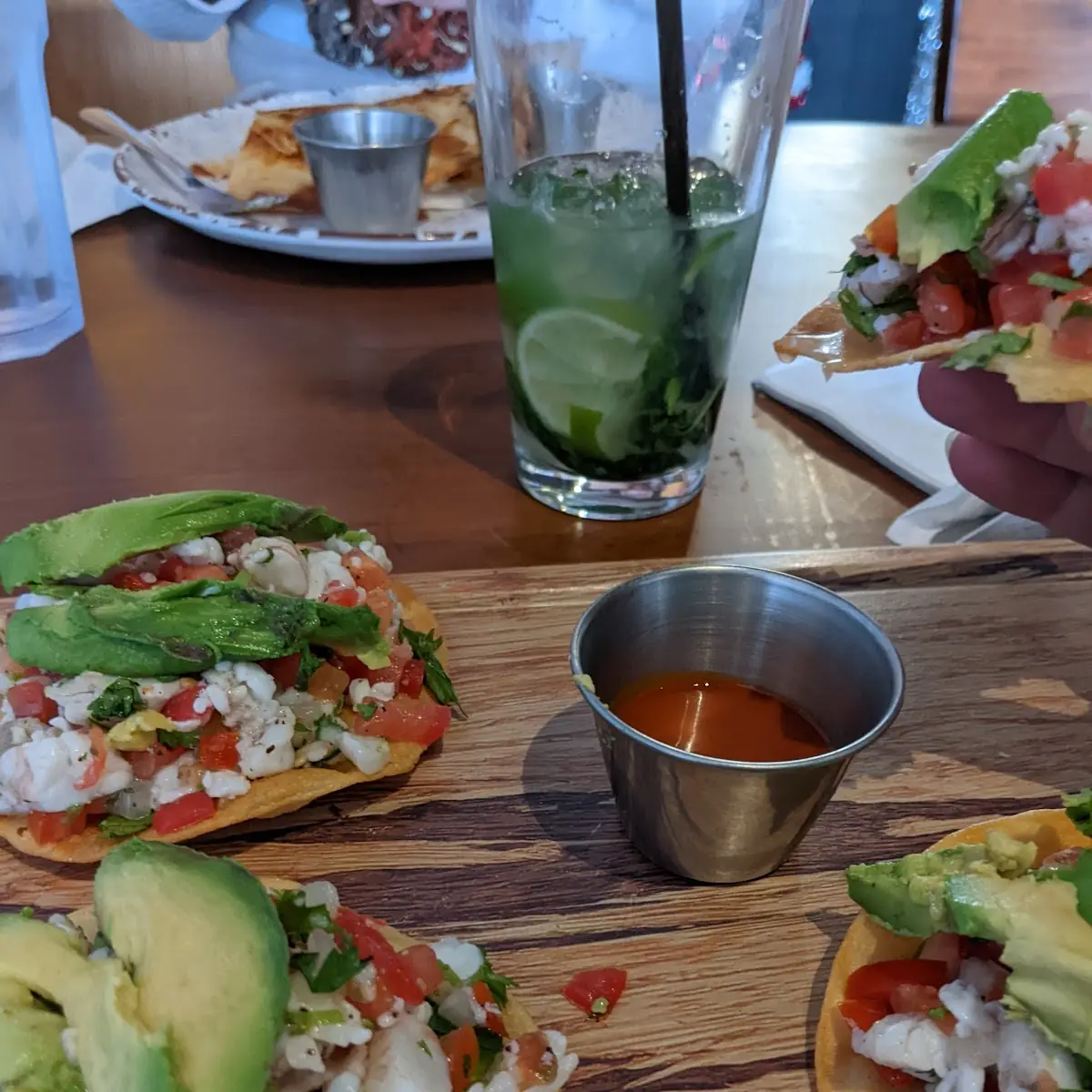 Shrimp Ceviche Tostadas