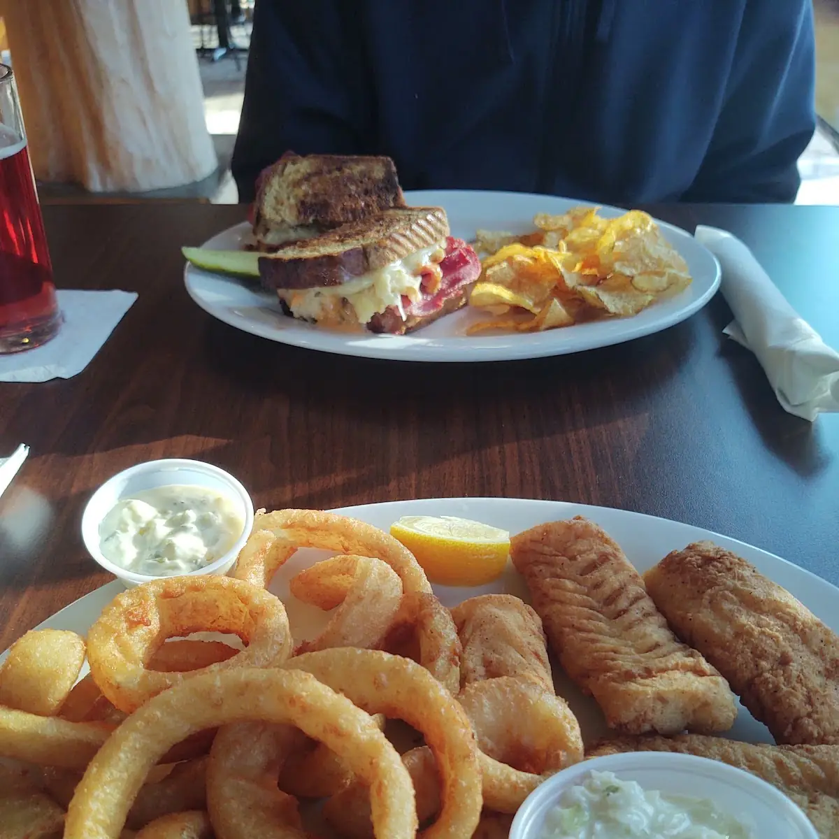Fish and Onion Rings