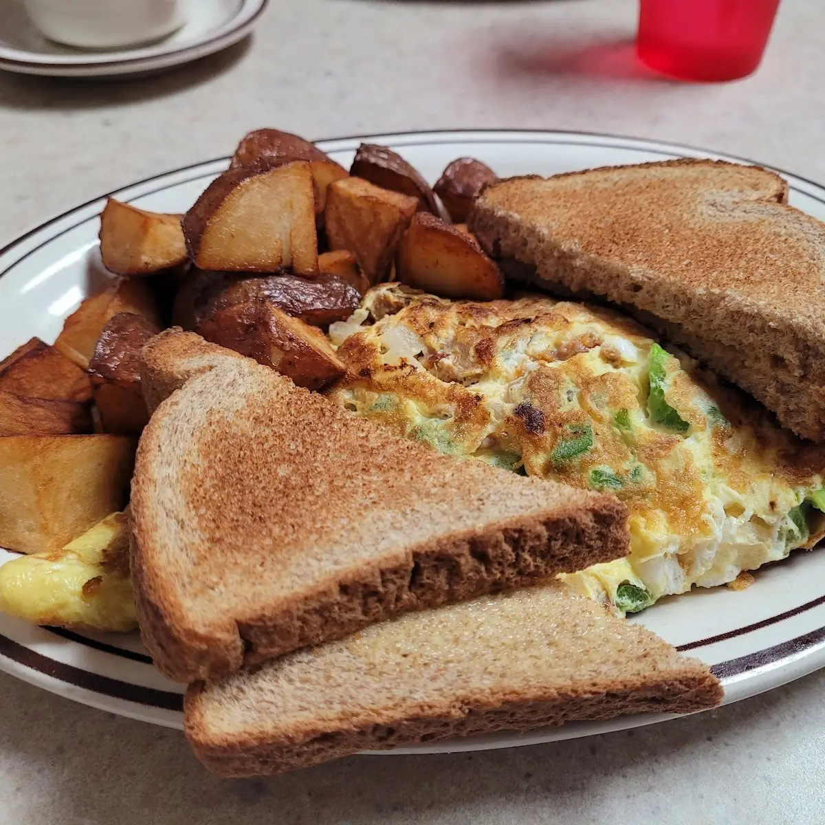 Western Omelette Sandwich
