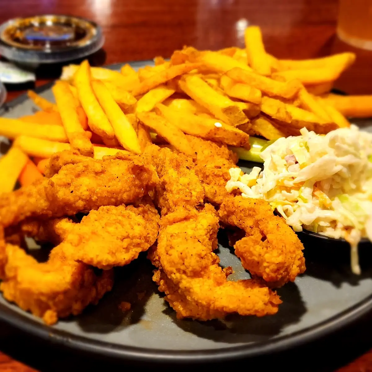 Chicken Wings with Fries