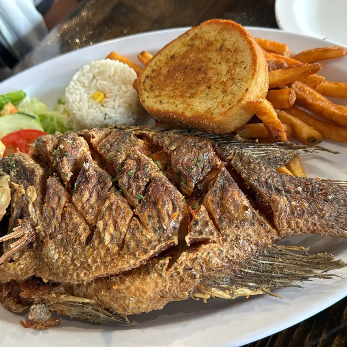 Mojara Frita Fried Tilapia Whole