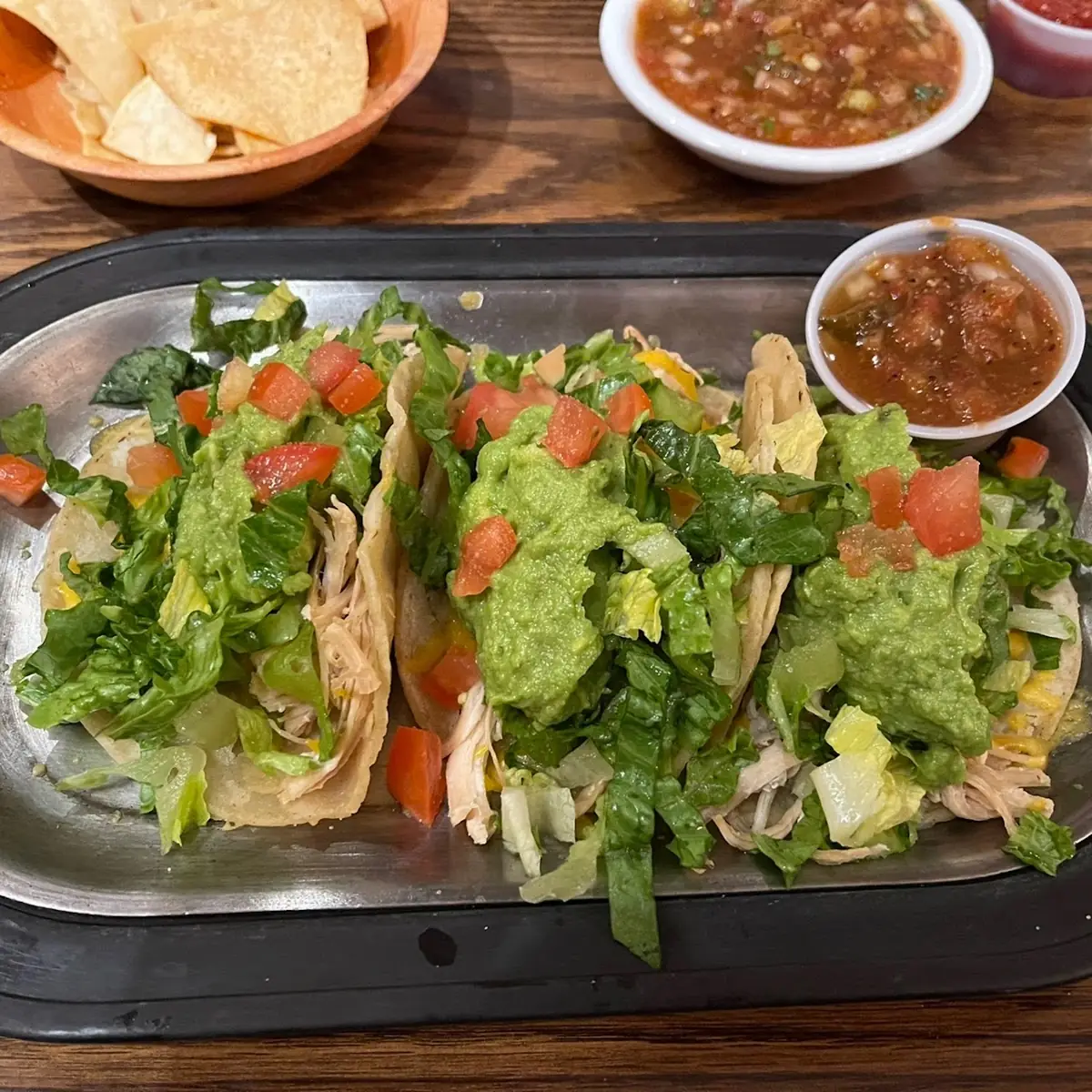 Guacamole Chicken Tacos