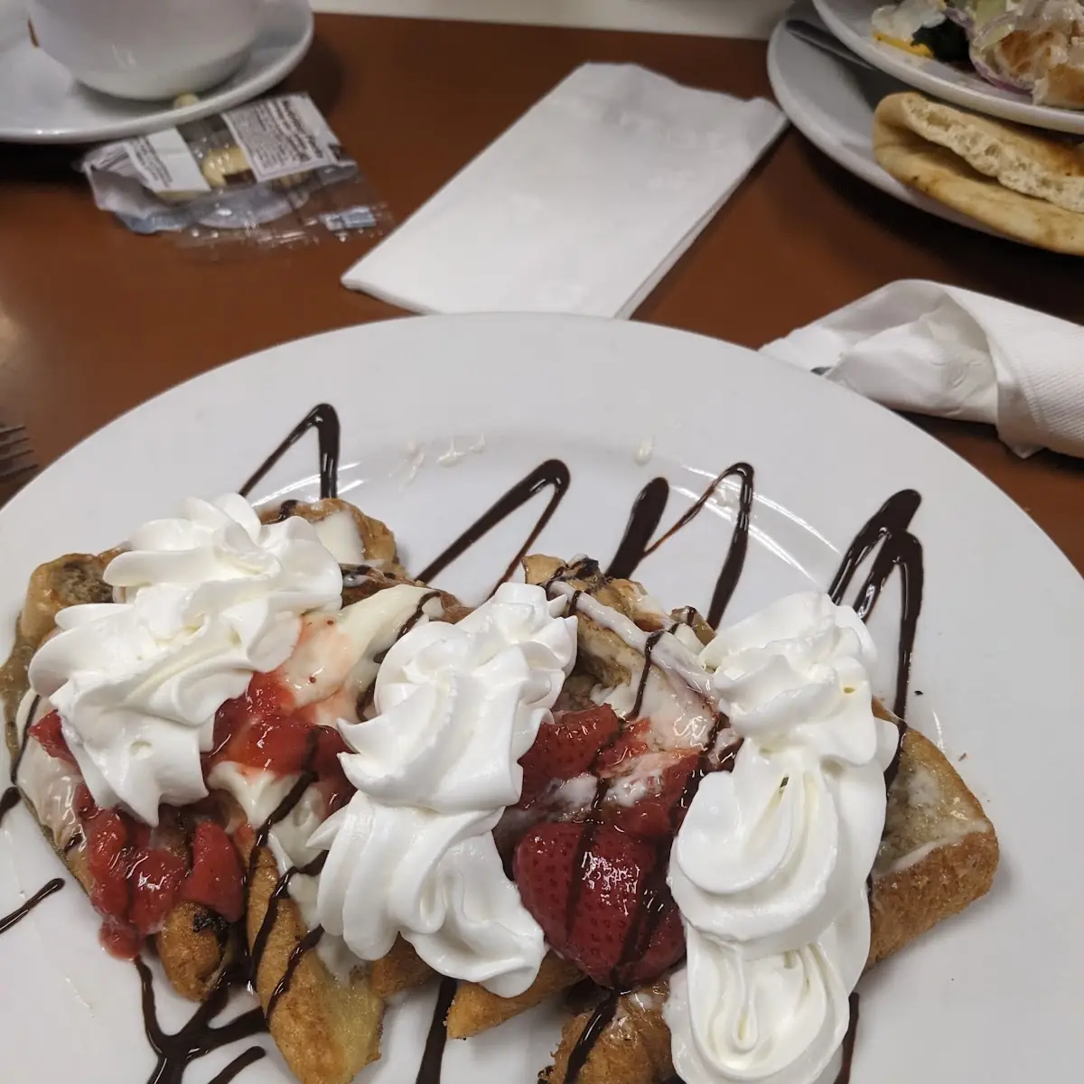 Banana Split Waffle