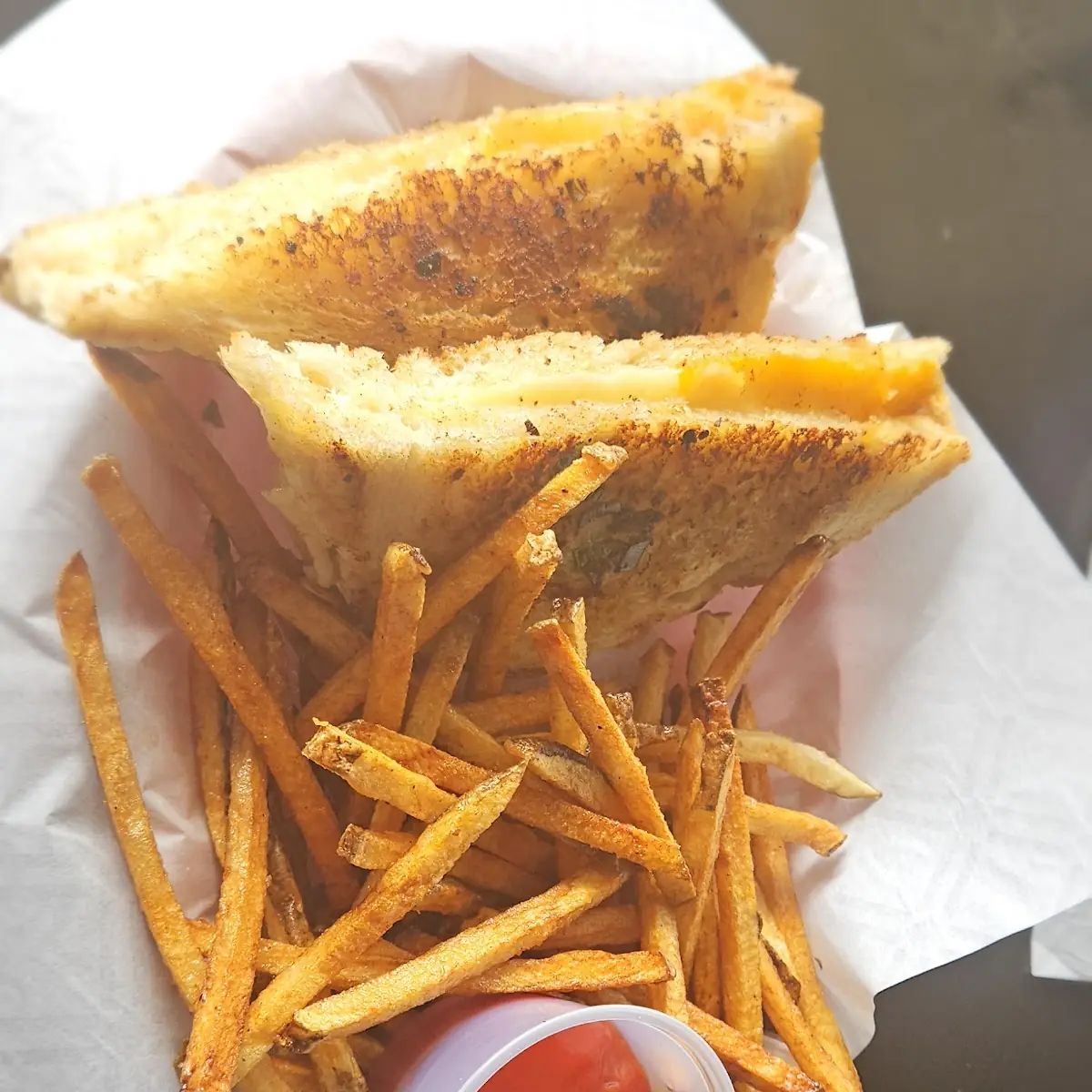 Grilled Cheese and Fries