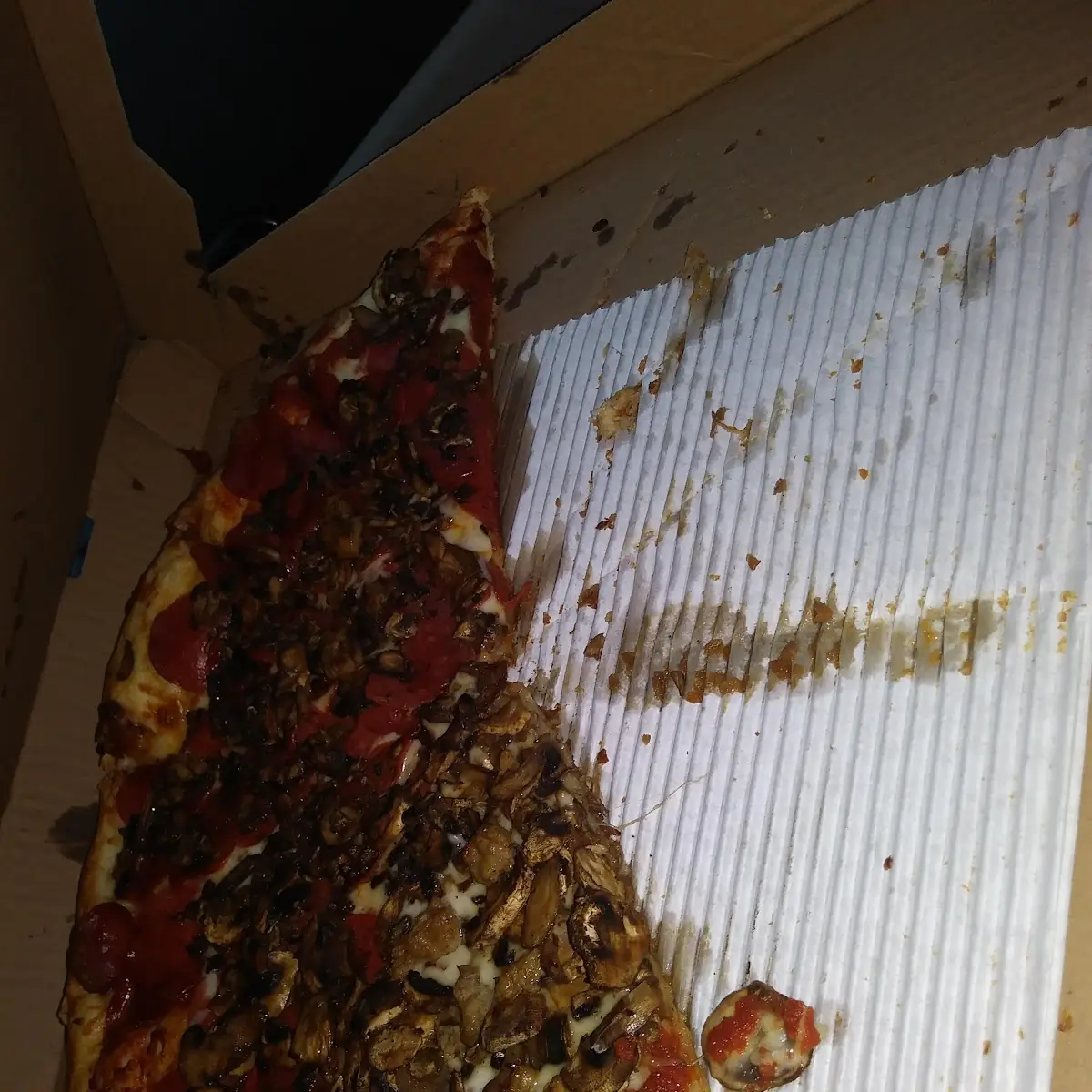 Pepperoni and Mushroom Pizza