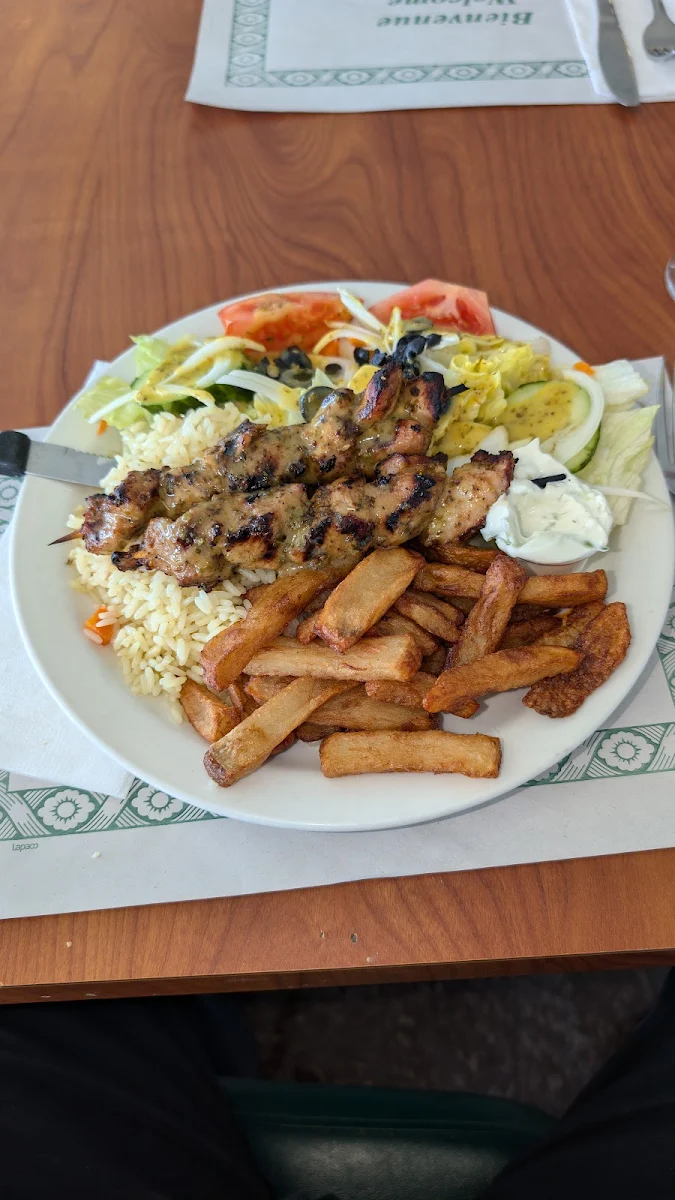 Pork Souvlaki Platter