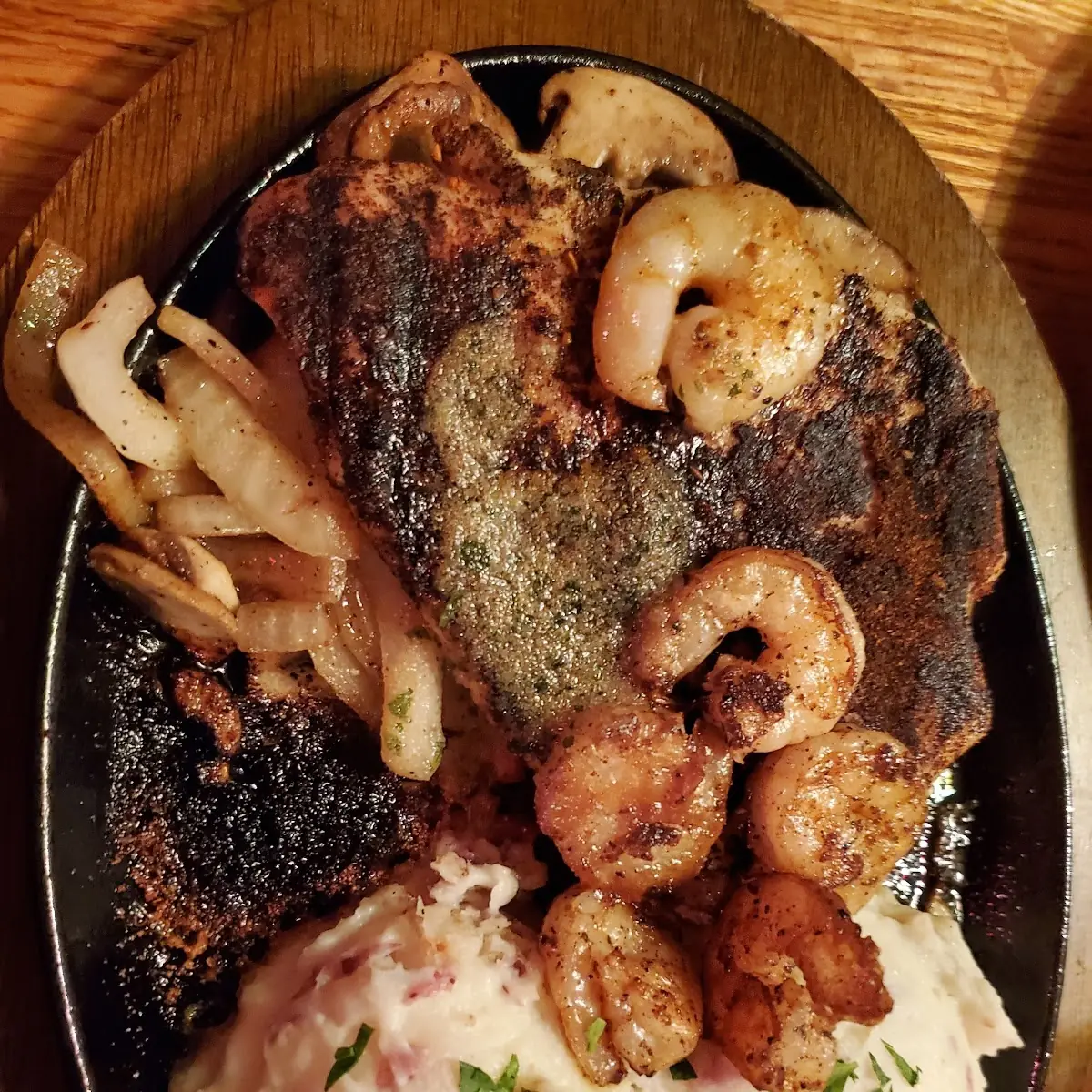 Shrimp 'N Parmesan Sirloin