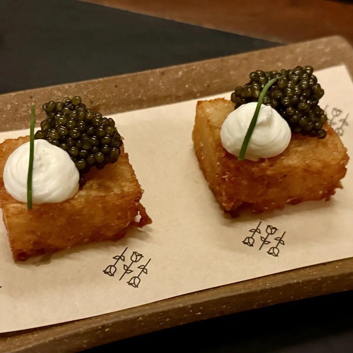 Caviar Hash Browns