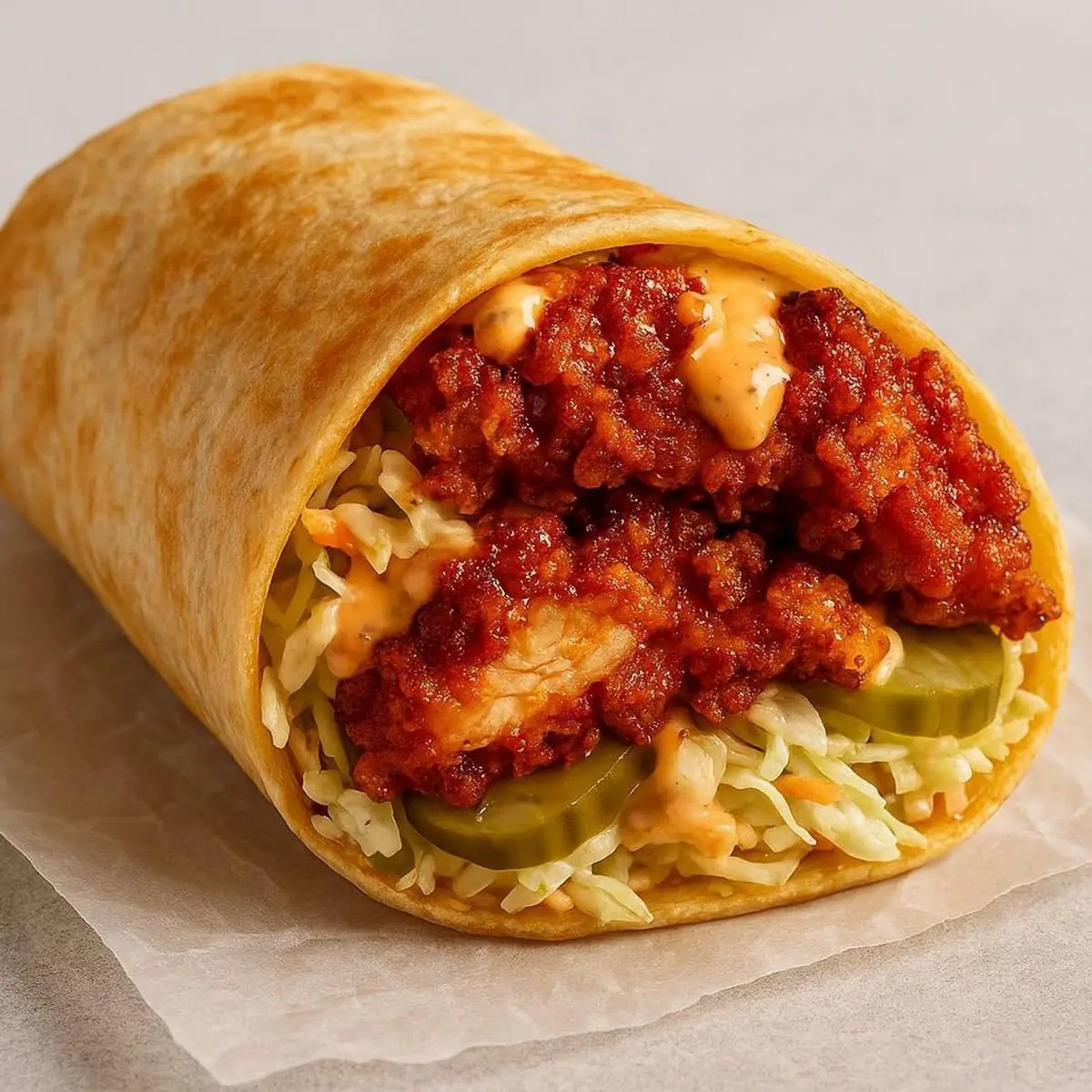 Crispy Chicken Burrito