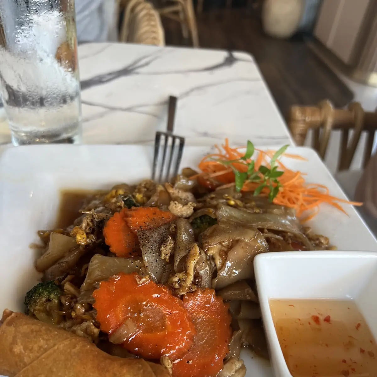 5 Spicy Chicken Pad Kee Mao