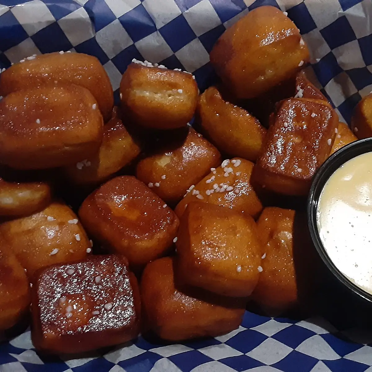 Pretzel Bites with Beer Cheese