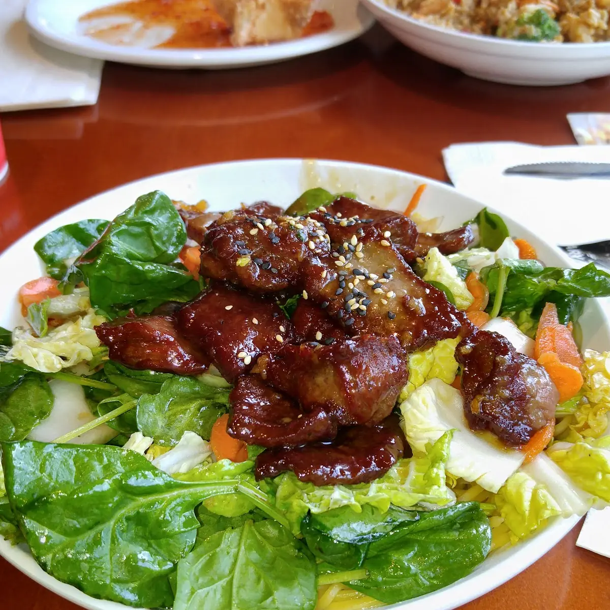 Lunch Salad Coal Oven Roasted