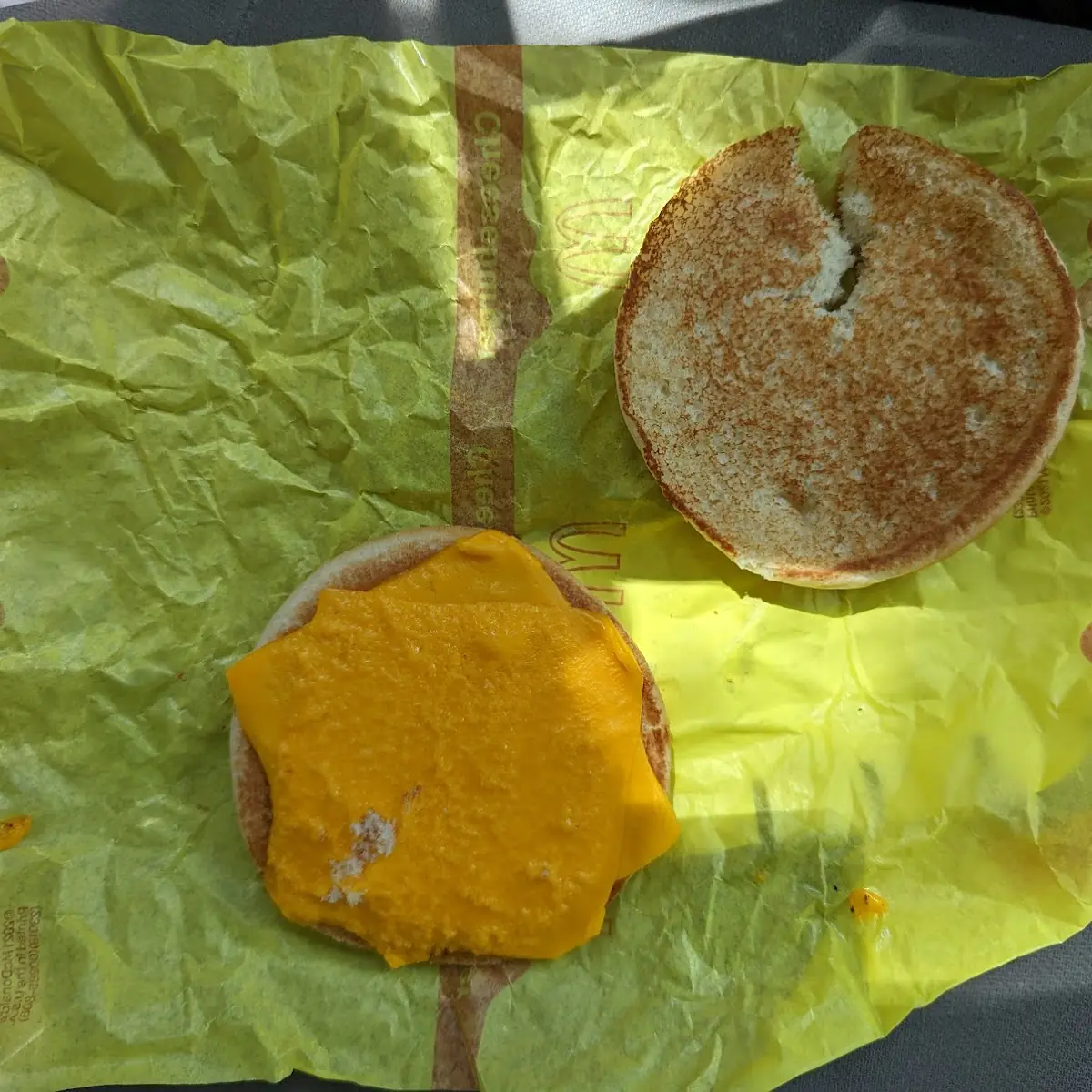 I Ordered a Cheeseburger and All I Got Was Two Buns and Two Slices of Cheese