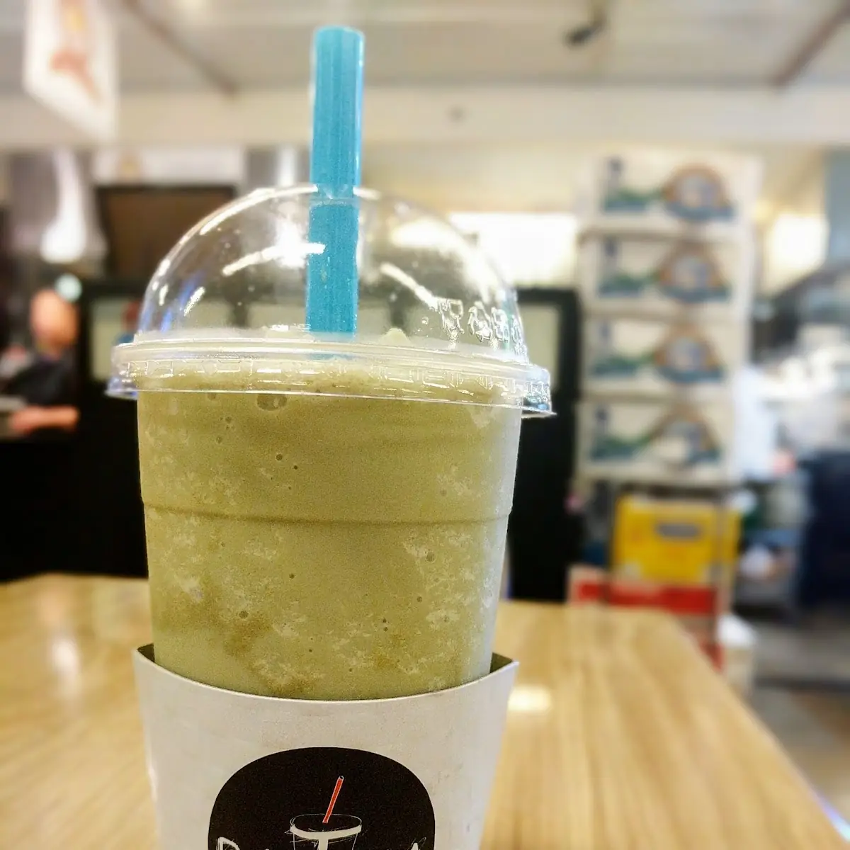 Blended Matcha Bubble Tea