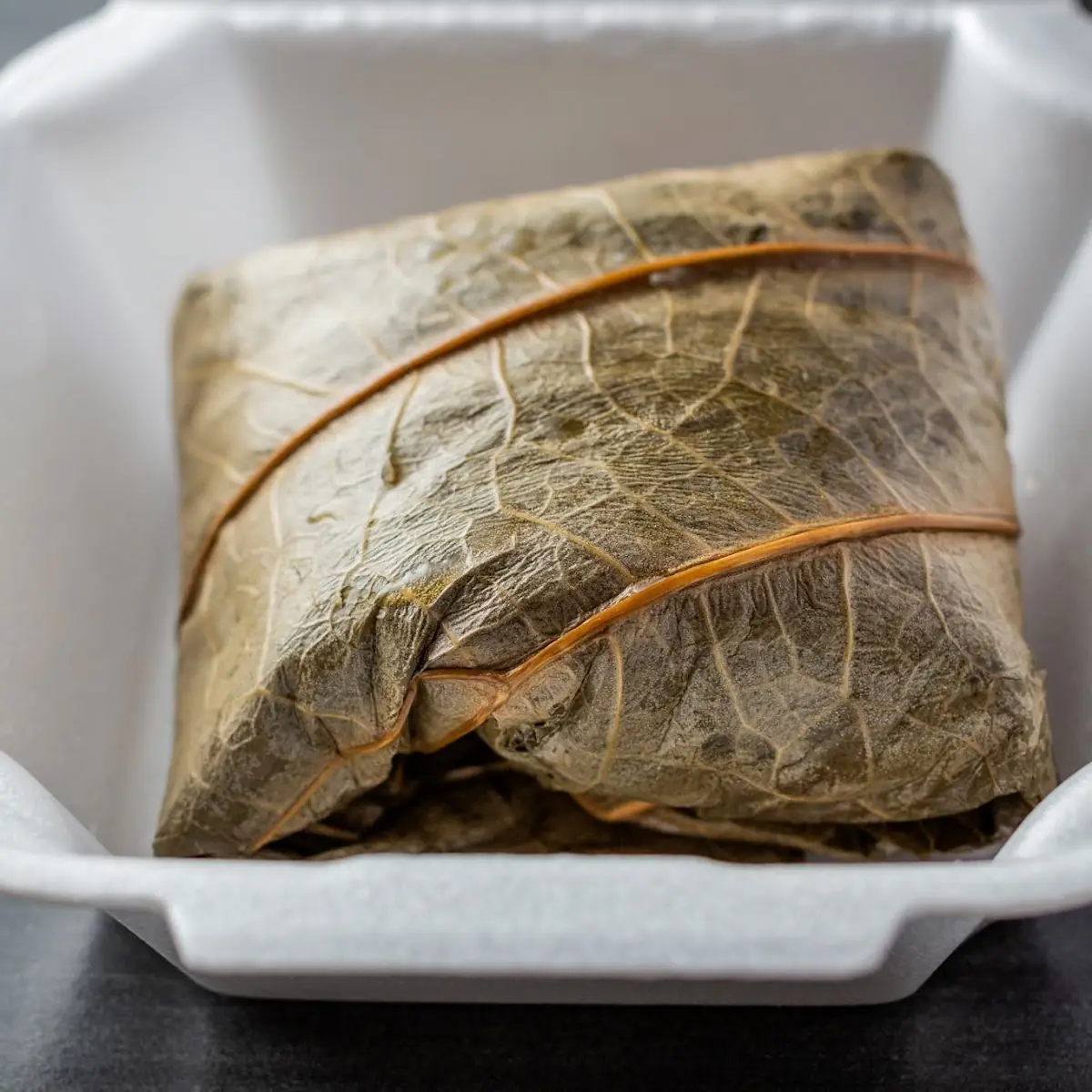 Sticky Rice Wrapped in Lotus Leaf