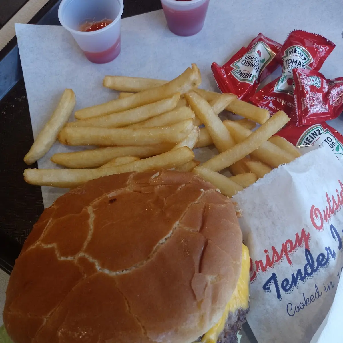 Fries and Burger