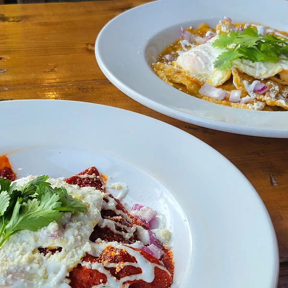 Red or Green Chilaquiles