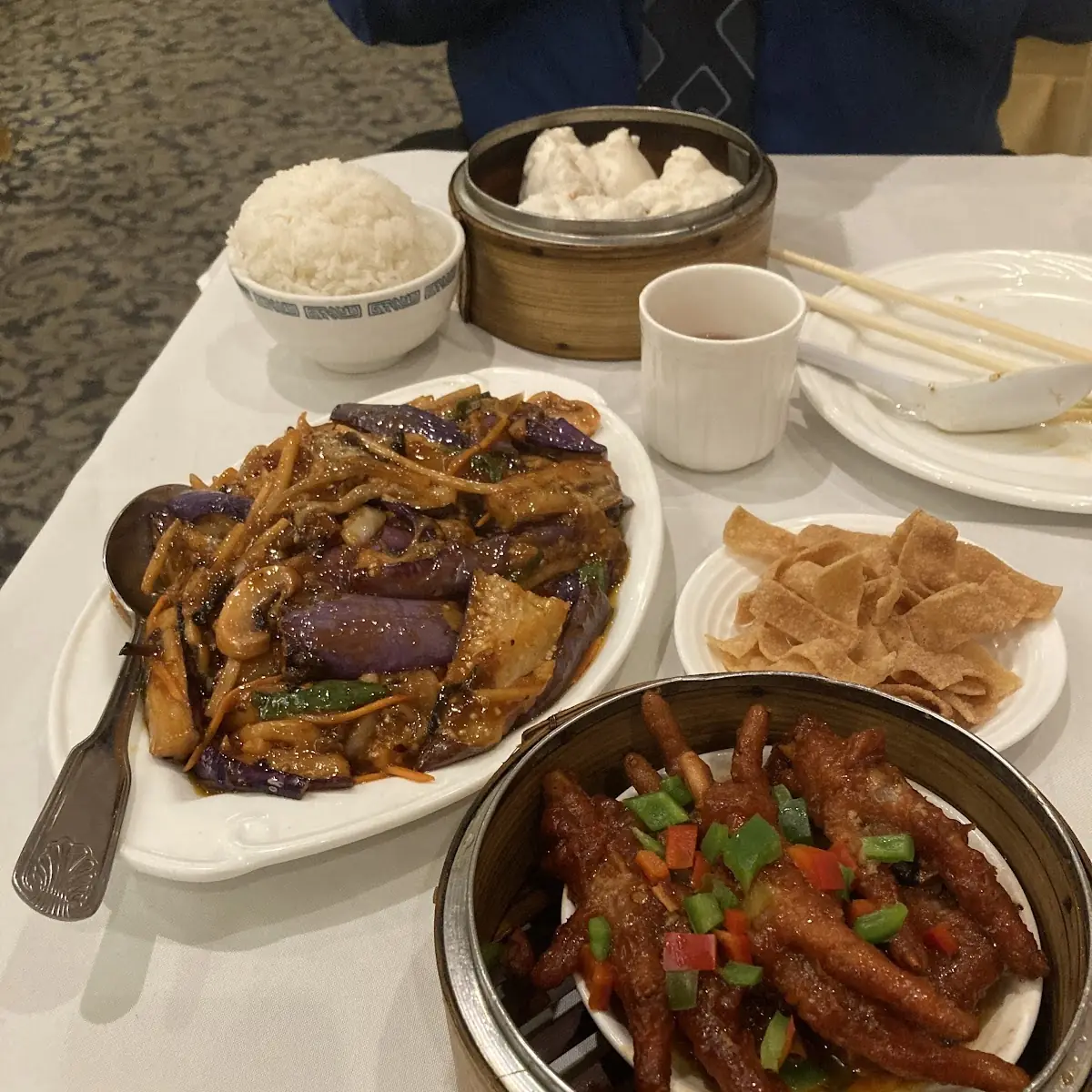 Eggplant and Chicken Feet