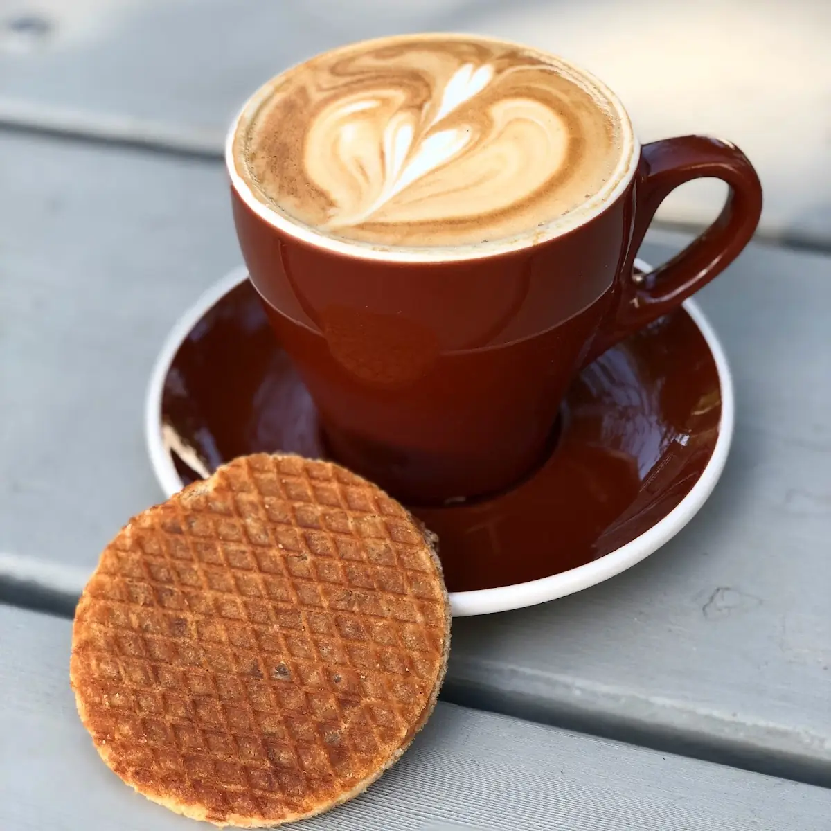 Stroopwafel Oat Milk Latte