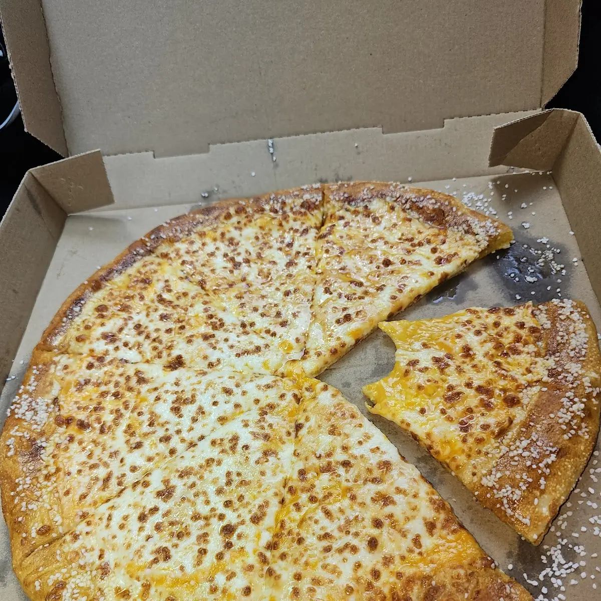 Pretzel Crust Cheese Pizza