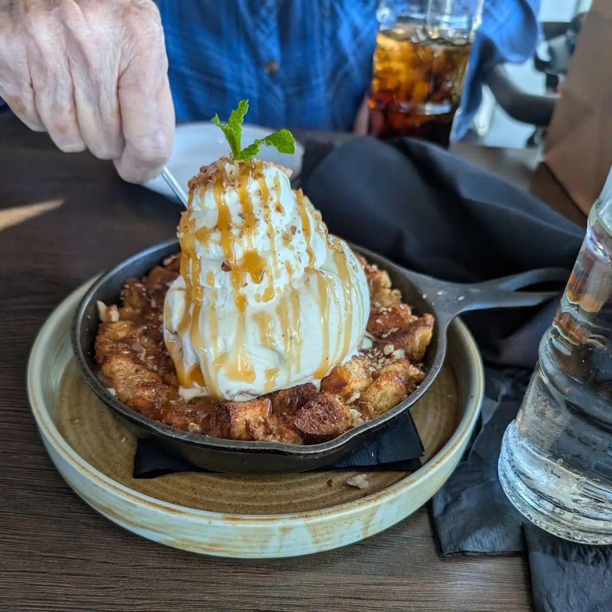Cinnamon Pecan Bread Pudding