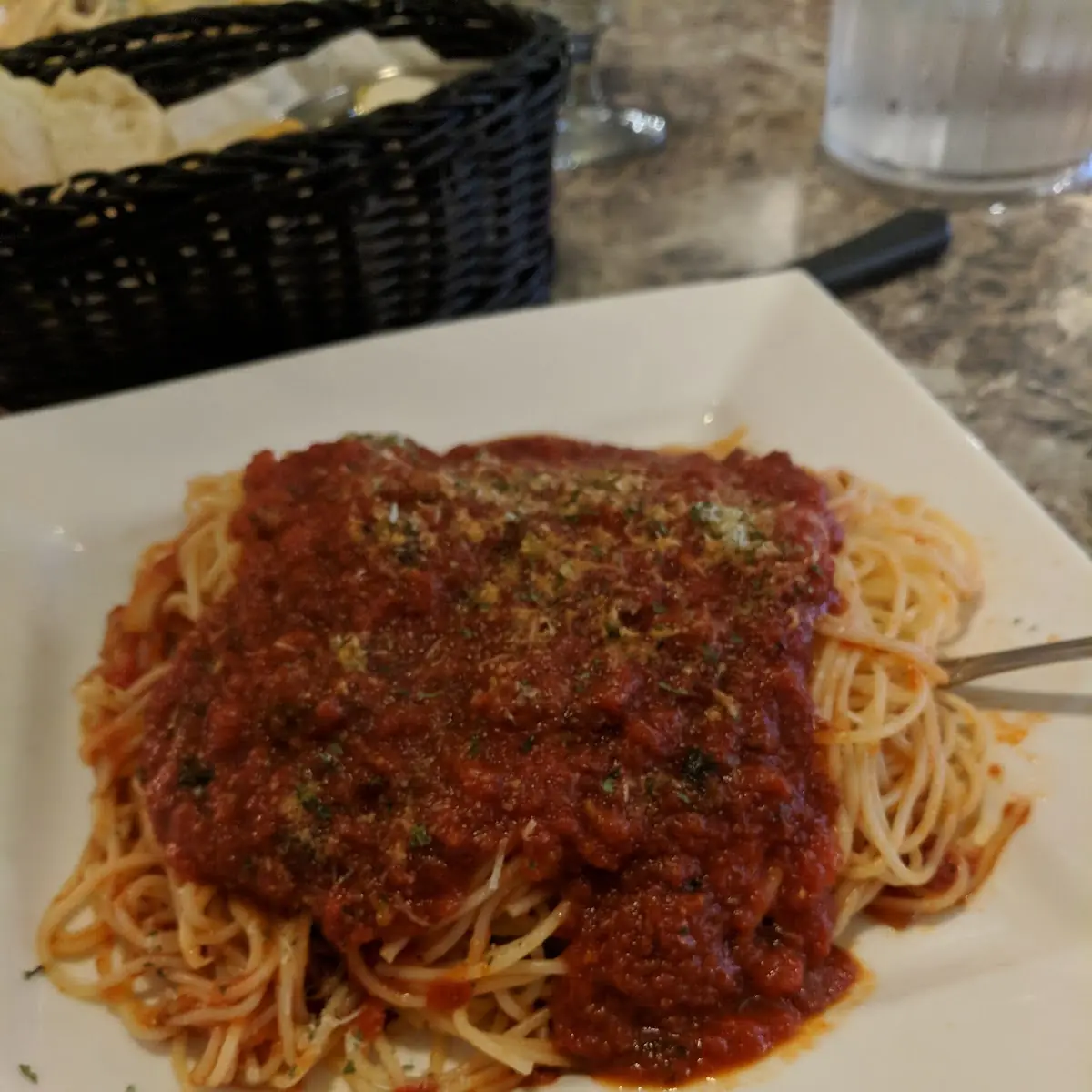 Spaghetti with Marinara Sauce