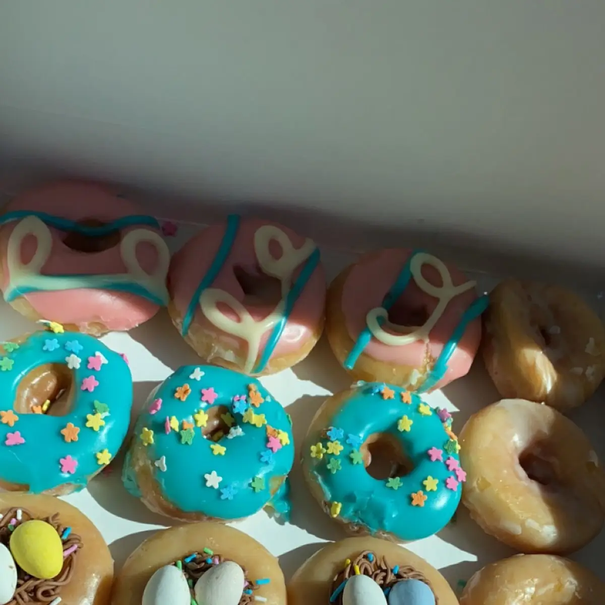 Spring Mini Donuts