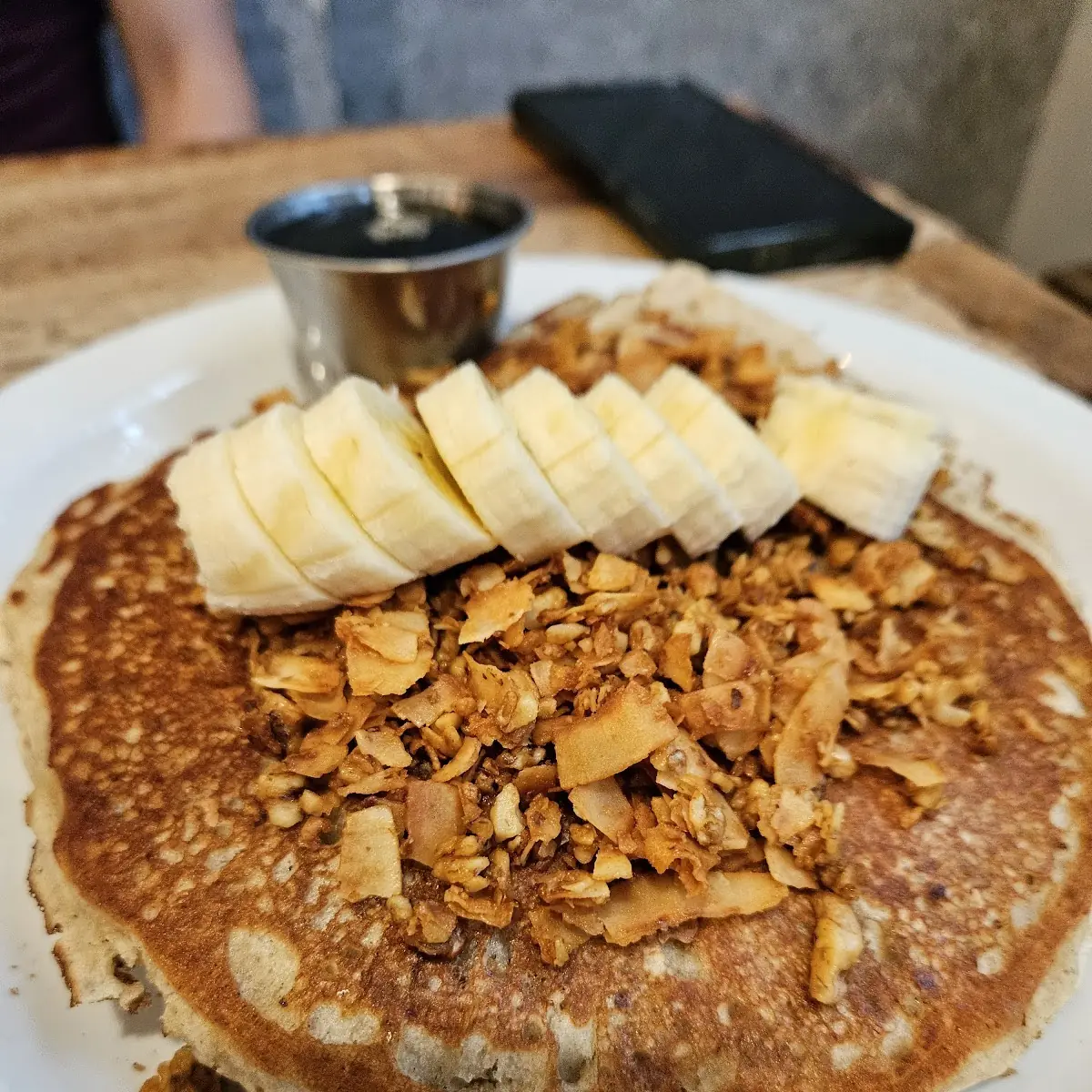 Walnut Banana Pancakes