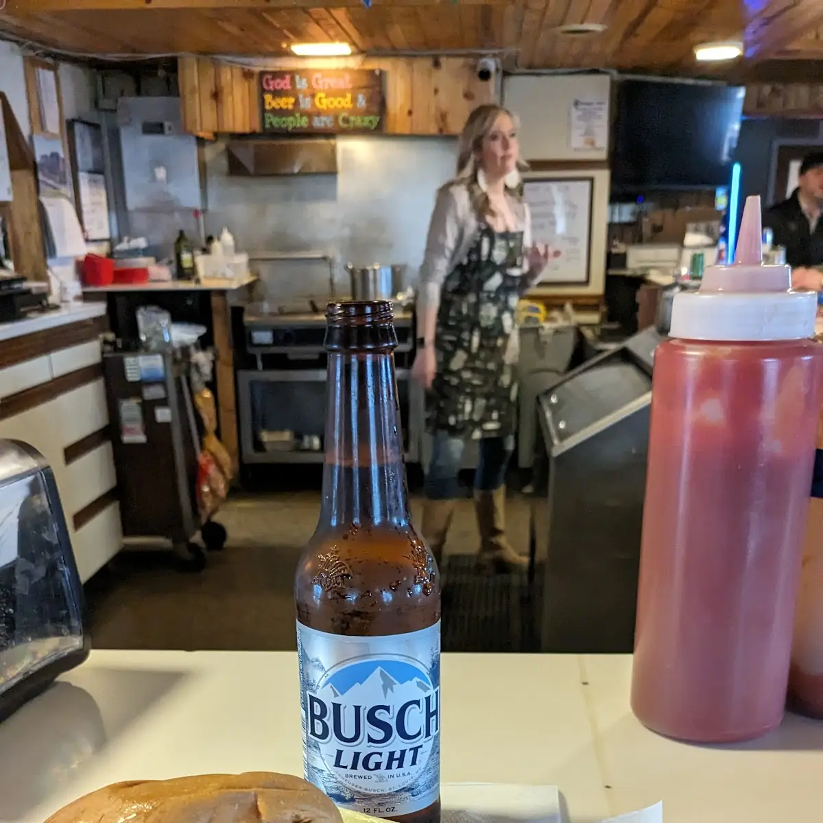 Western Burger with a Smile