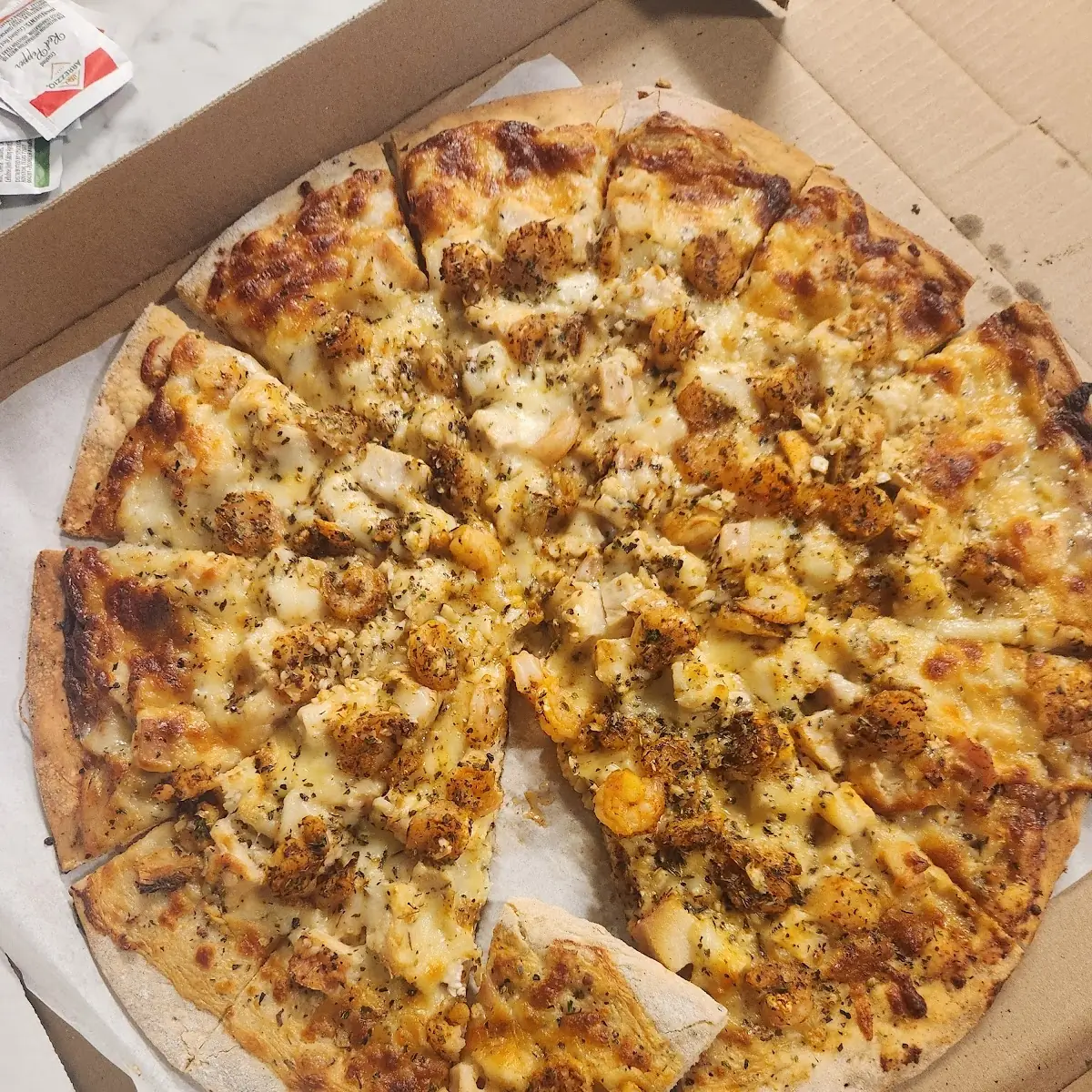 Lemon Pepper Chicken Pizza