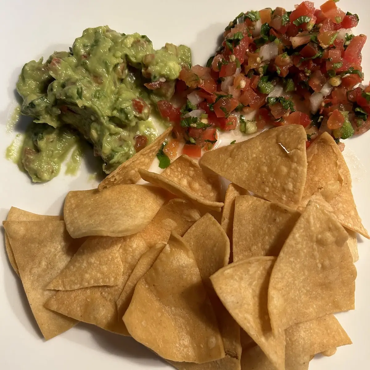 Chips Guacamole and Salsa