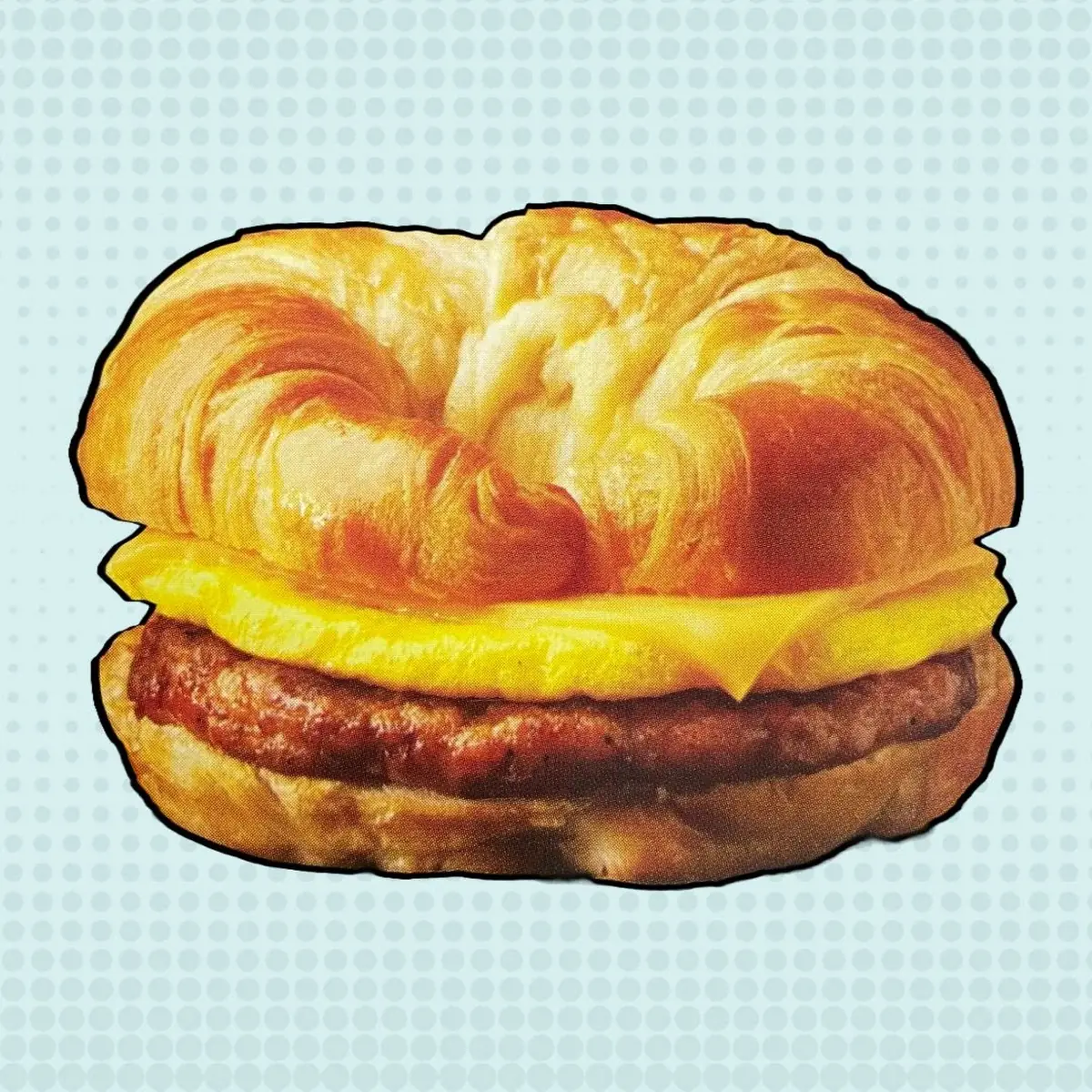 Sausage Egg & Cheese Croissant