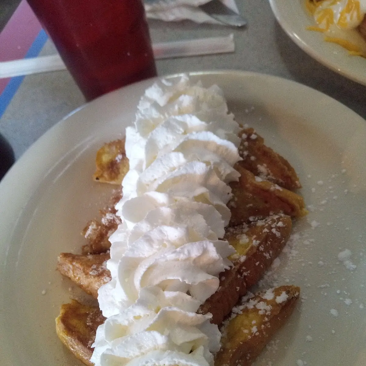French Toast with Whipped Cream