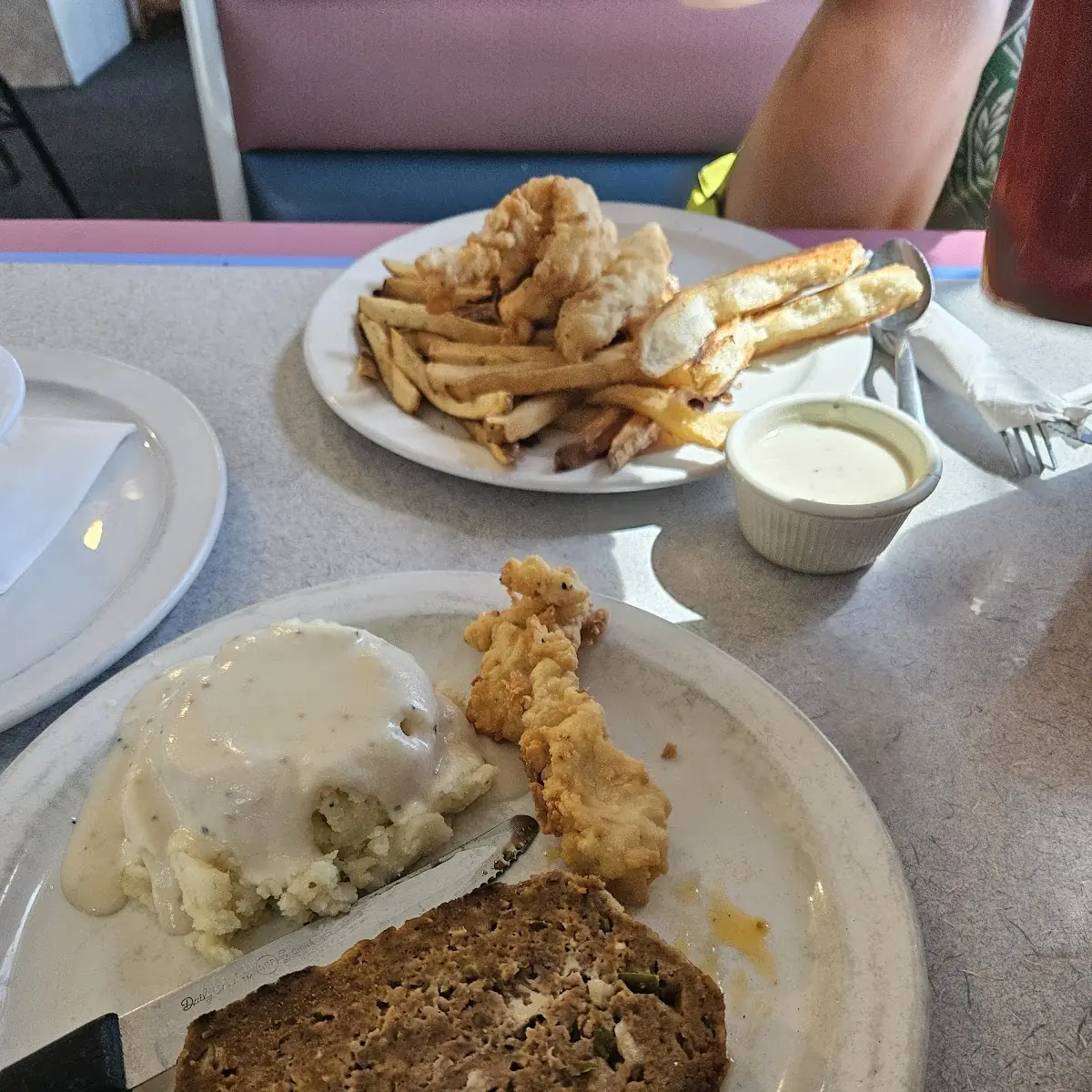Meatloaf with Mashed Potatoes
