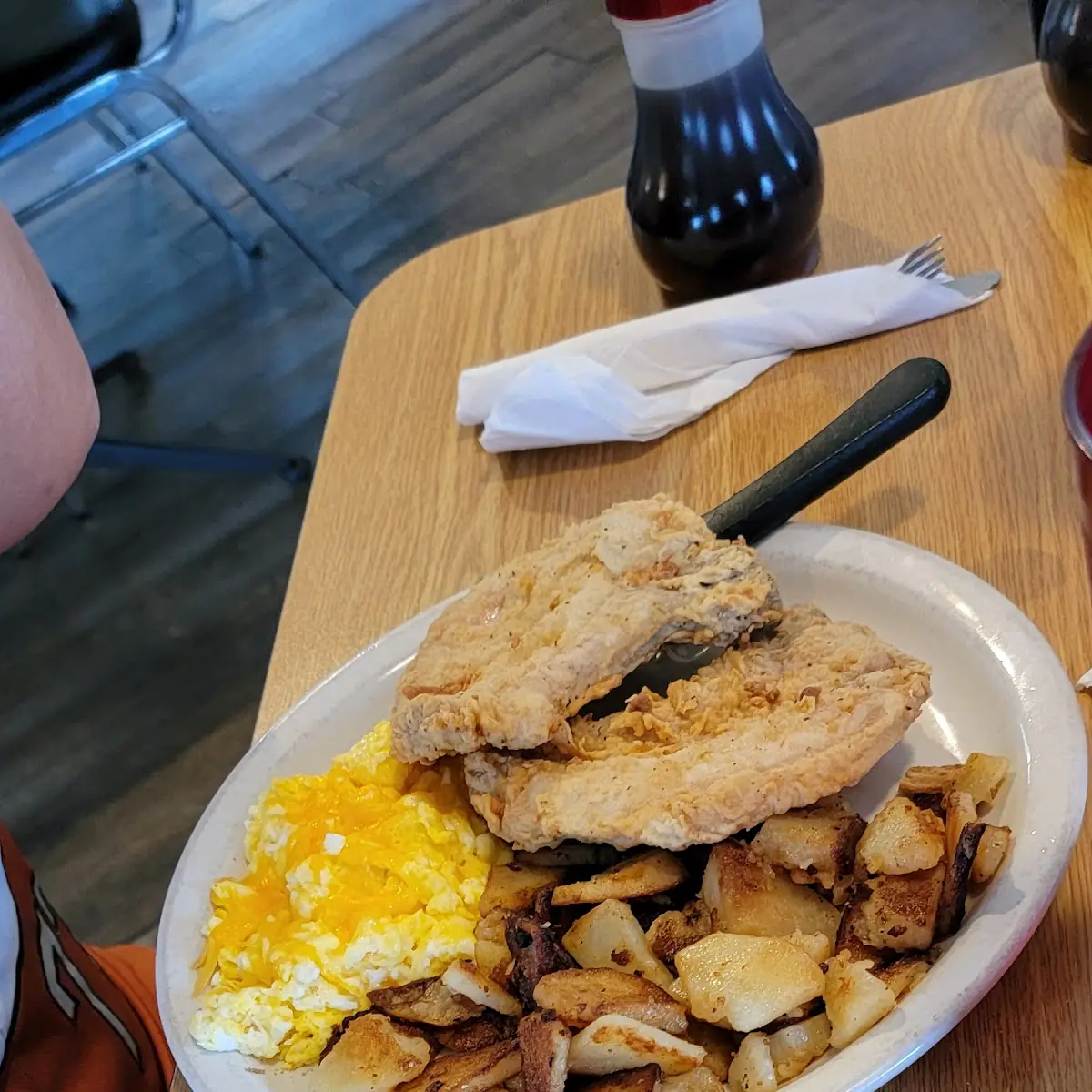 Pork Chop Breakfast