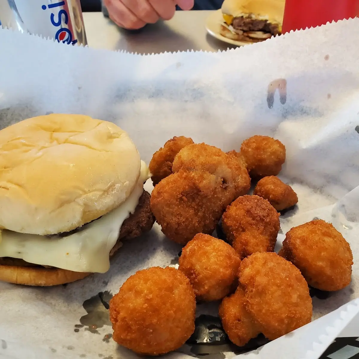 Swiss Cheese Burger