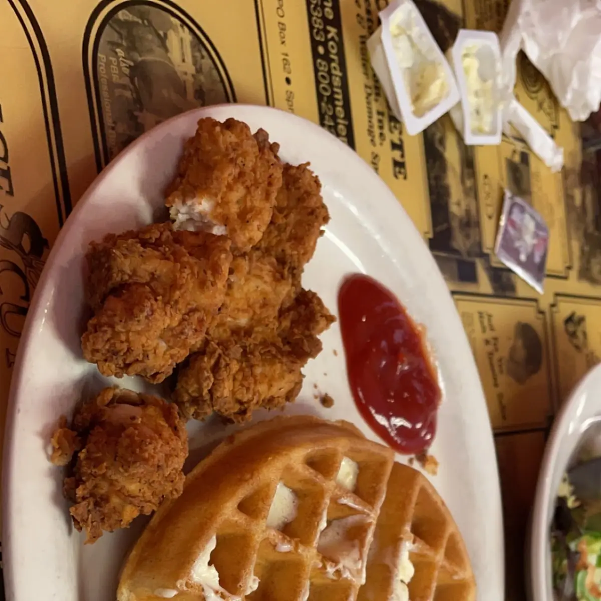 Chicken & Waffle Breakfast