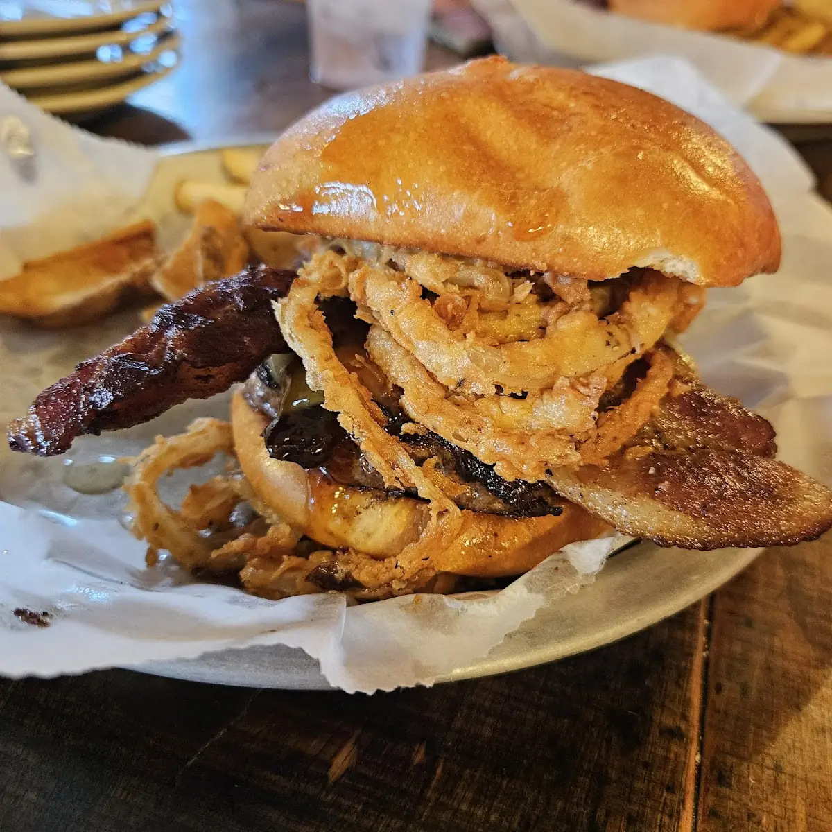 Whiskey Bacon Burger