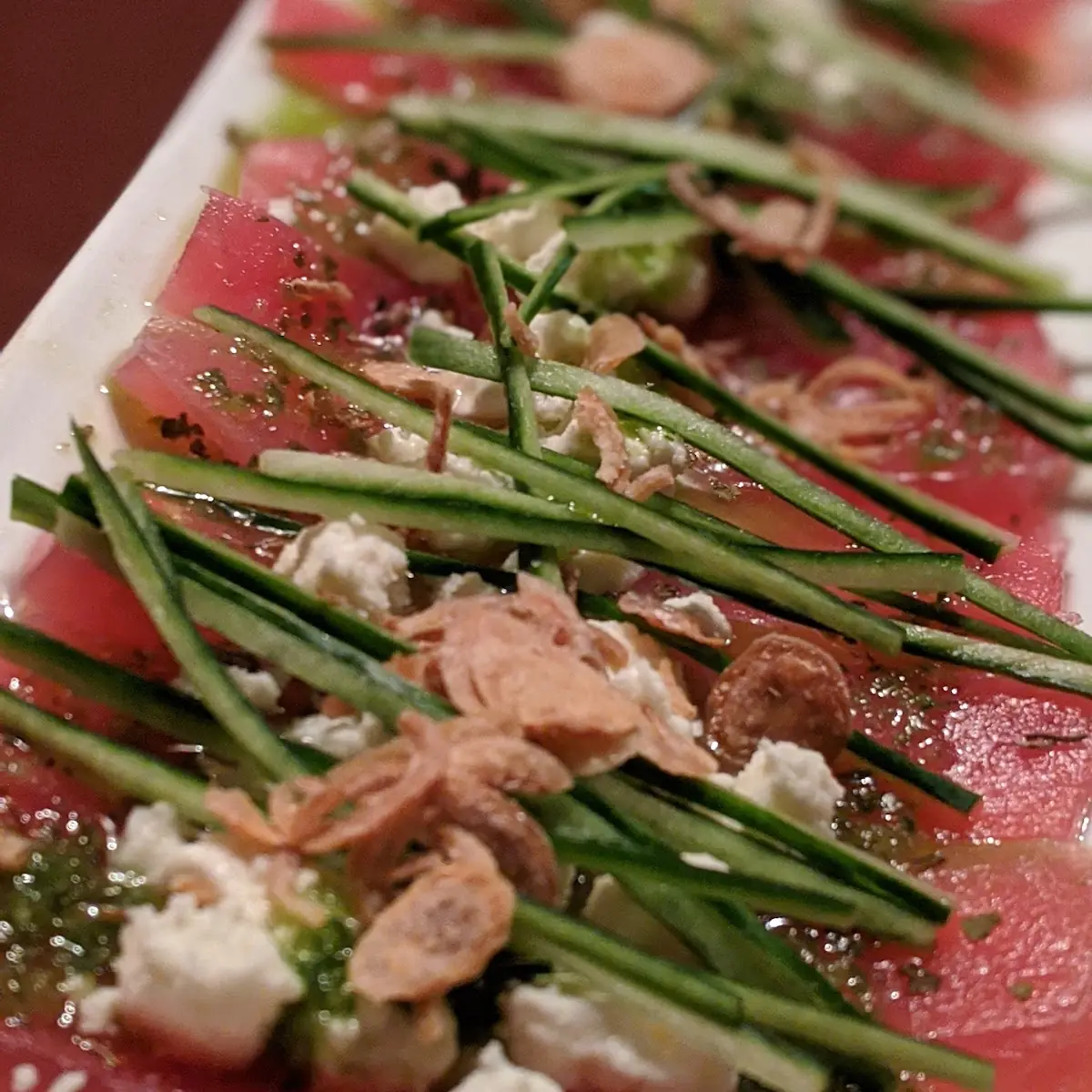 Cajun Tuna Sashimi