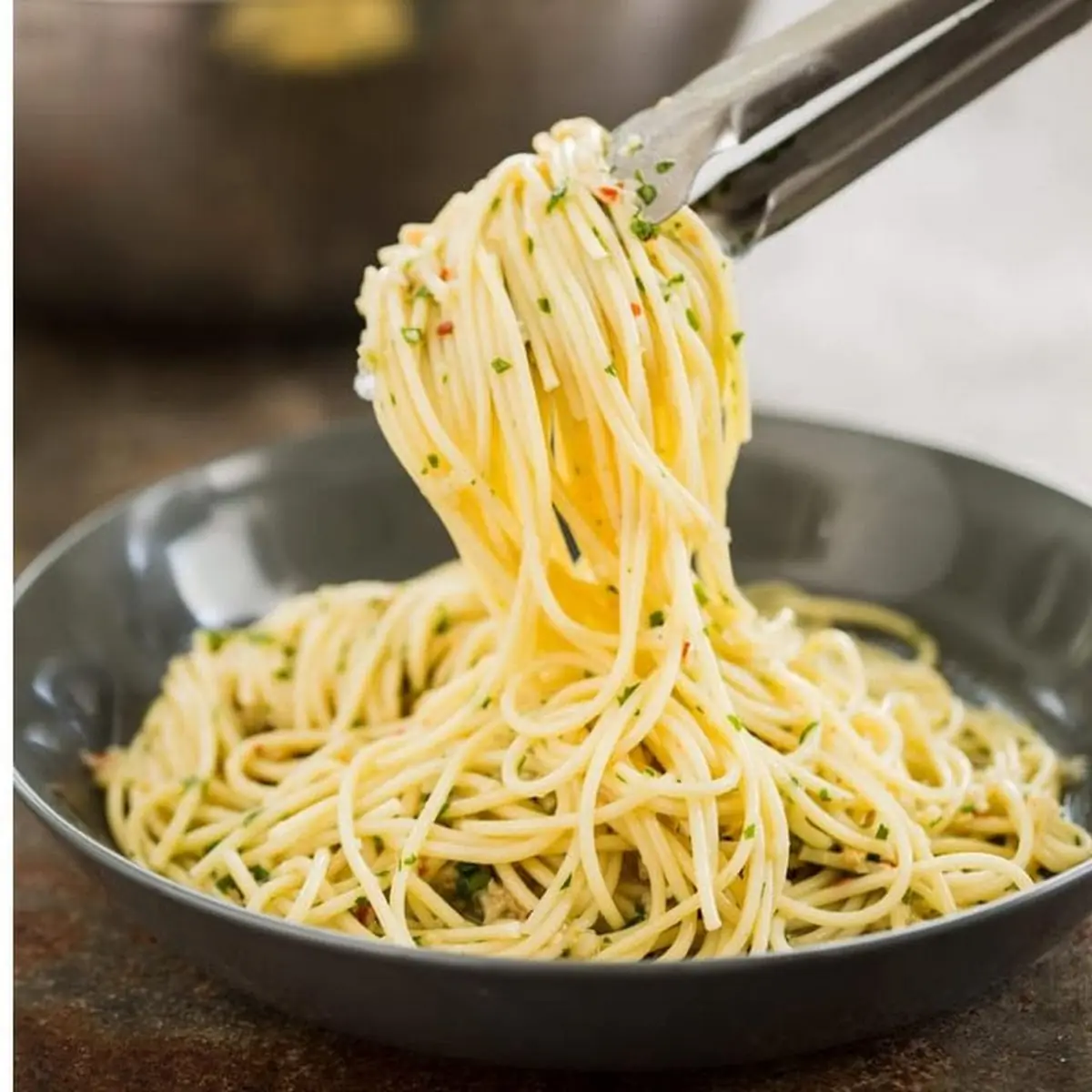 Pasta w Garlic & Oil