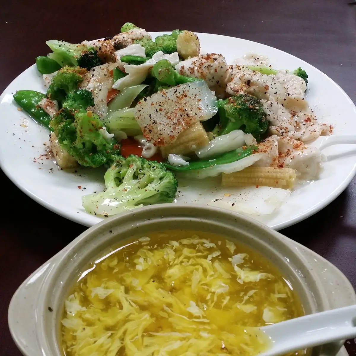 Wonton Egg Drop Mixed