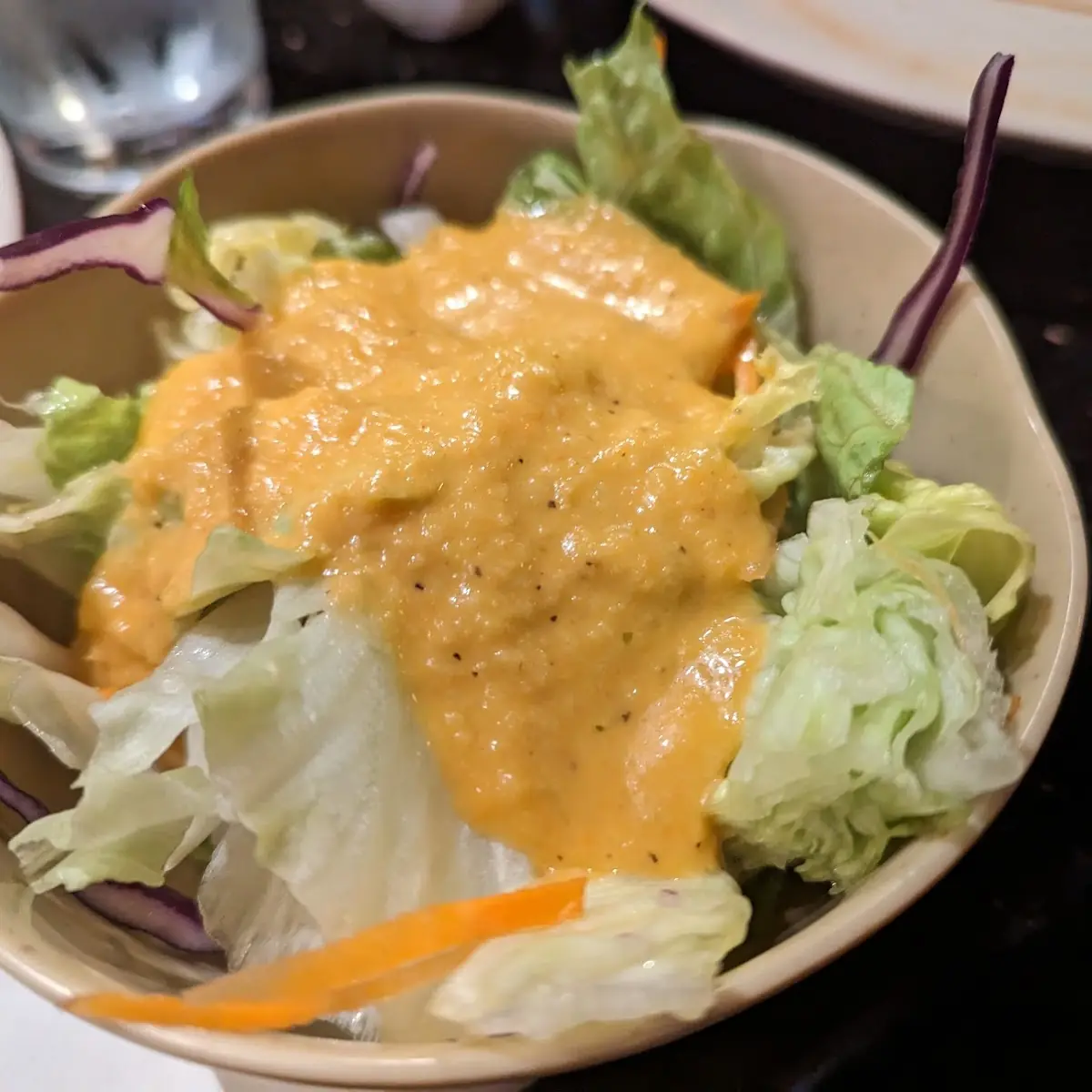 Salad with Ginger Dressing