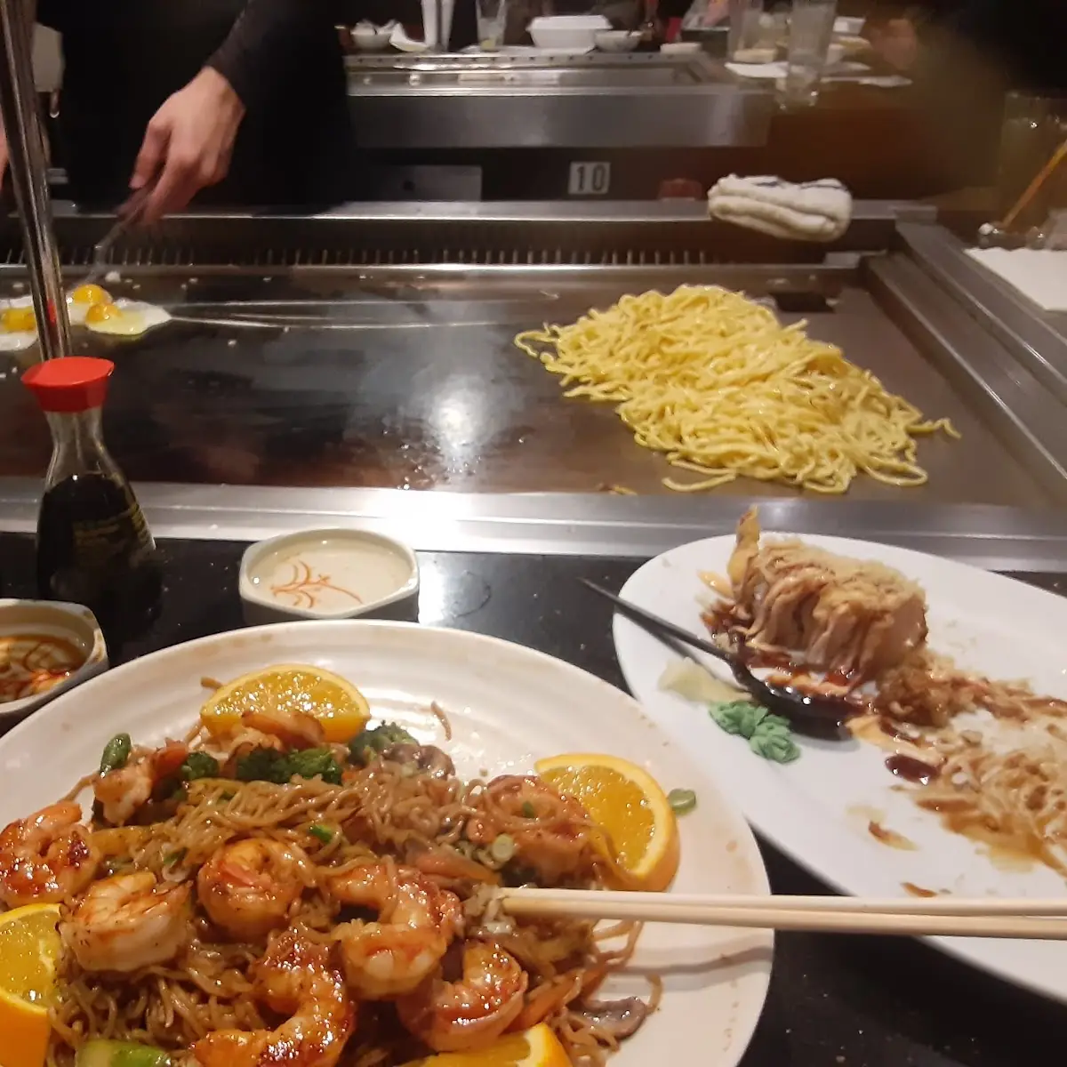 Teppanyaki Shrimp and Fried Rice
