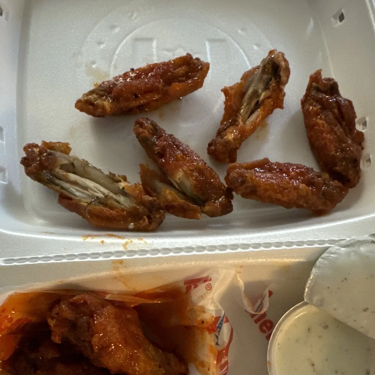 Medium Flavor Wings and Philly Cheesesteak