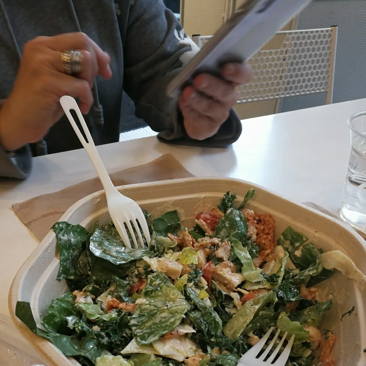Ensalada Cesar Con Pollo