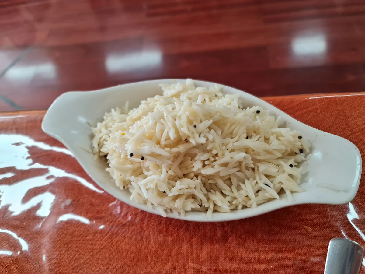 Coconut Rice, Tandoor Indian Cuisine